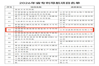 潔晶集團(tuán)技術(shù)專(zhuān)利入列山東省56家專(zhuān)利導(dǎo)航項(xiàng)目名單
